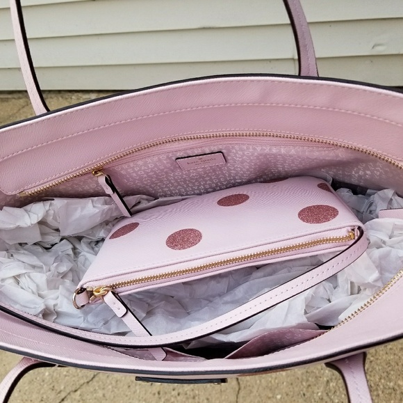 Kate Spade Harmony Haven Glitter Polka Dot Tote - Picture 3 of 6